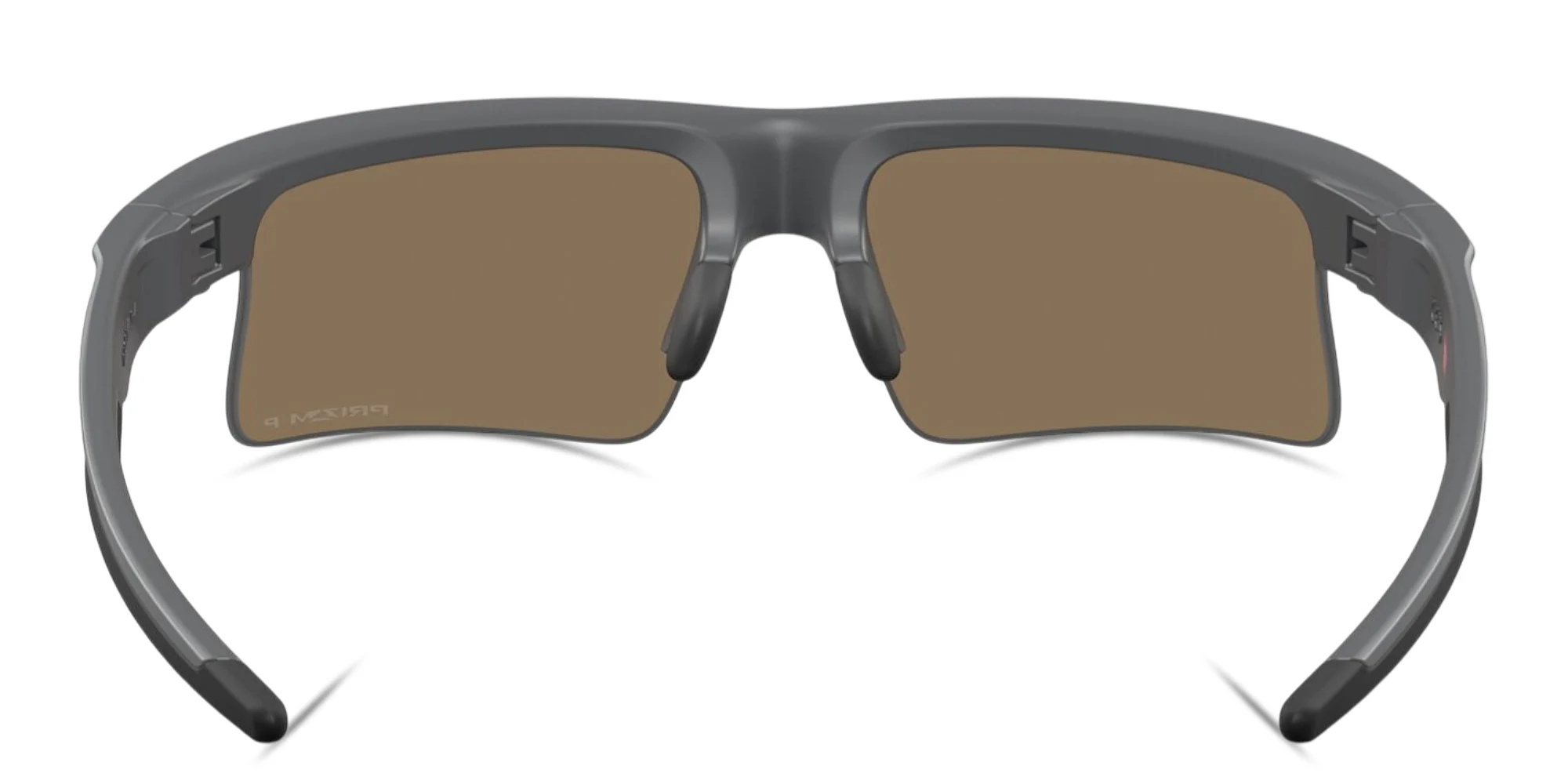 Shop Oakley Bisphaera Speed Unisex Wide Half-Rim Rectangle Sunglasses in Matte Carbon online.