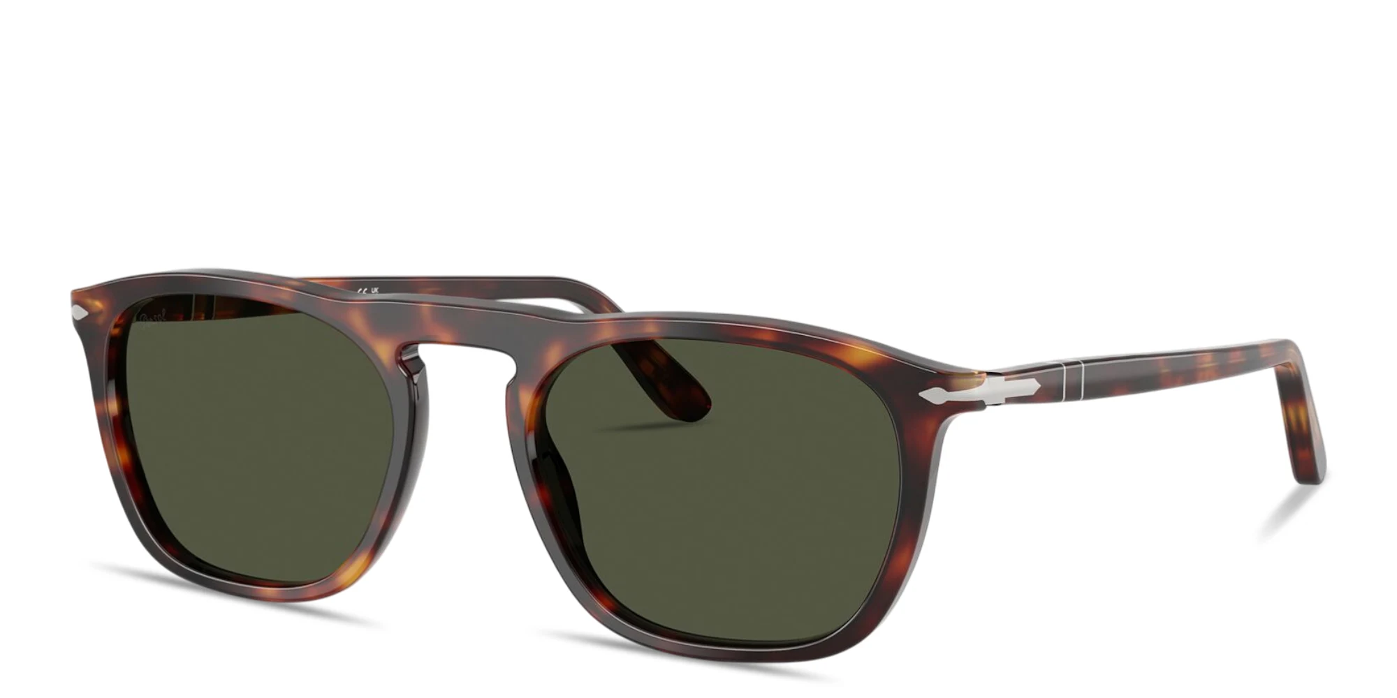 Shop PERSOL Gae Unisex Square Sunglasses in Havana online.