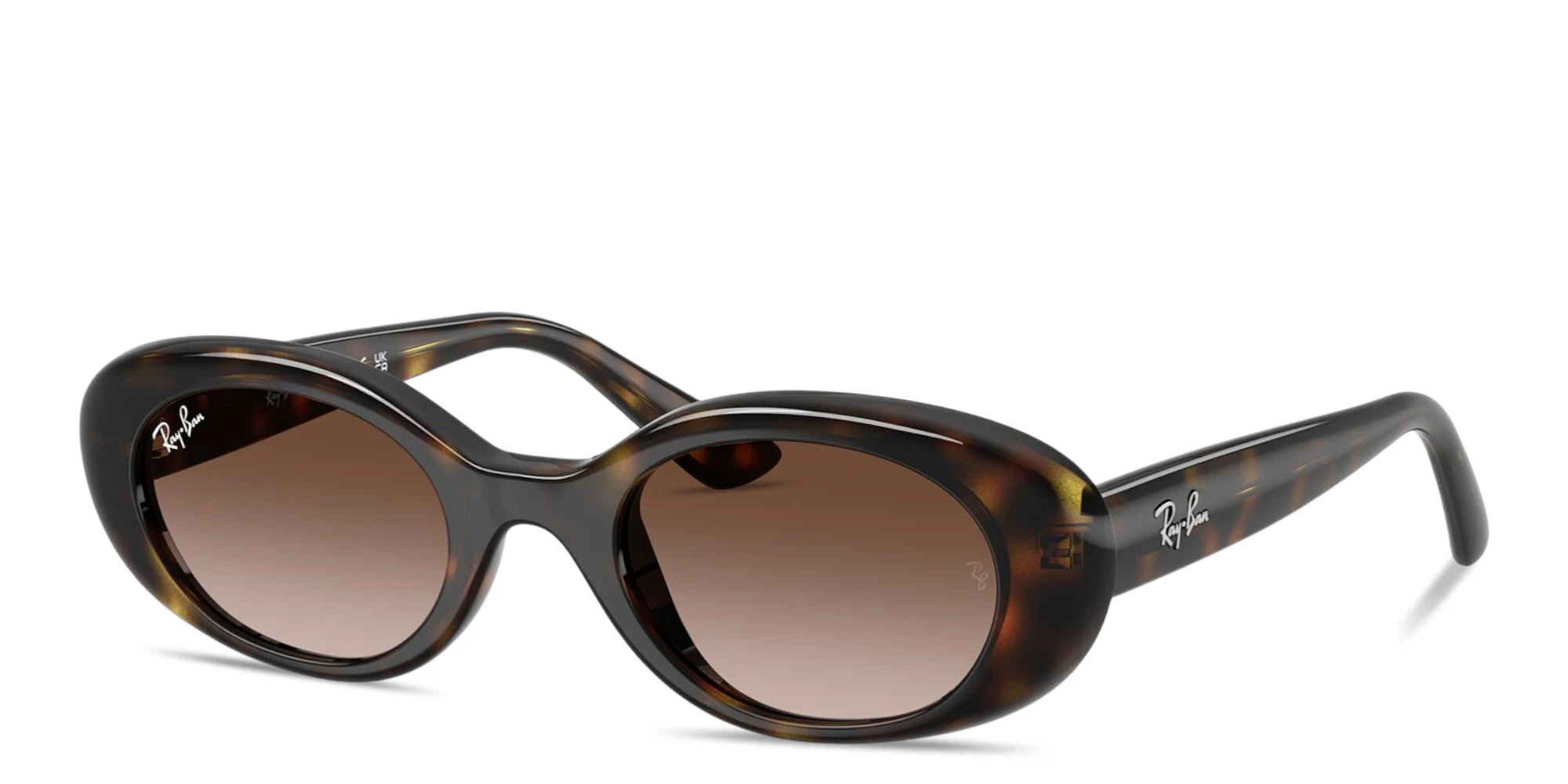 Shop Ray-Ban Junior Kids Oval Sunglasses in Havana online.