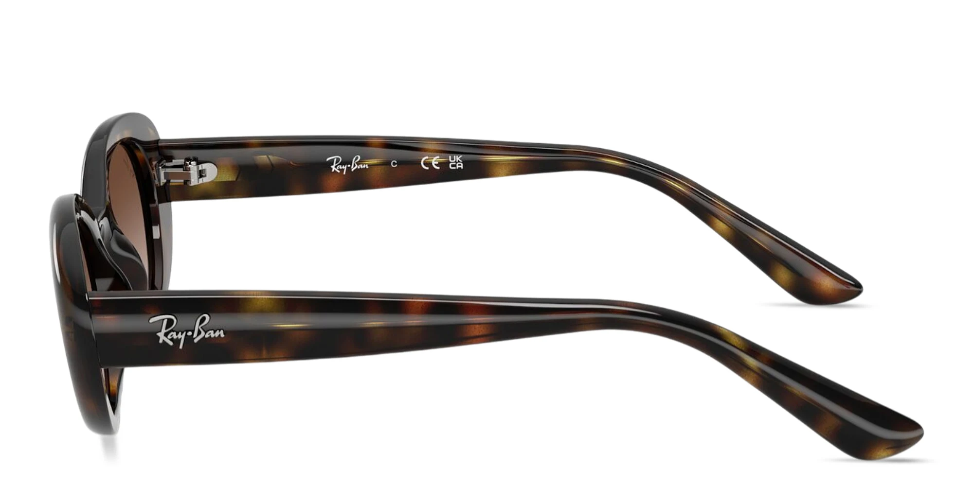 Shop Ray-Ban Junior Kids Oval Sunglasses in Havana online.