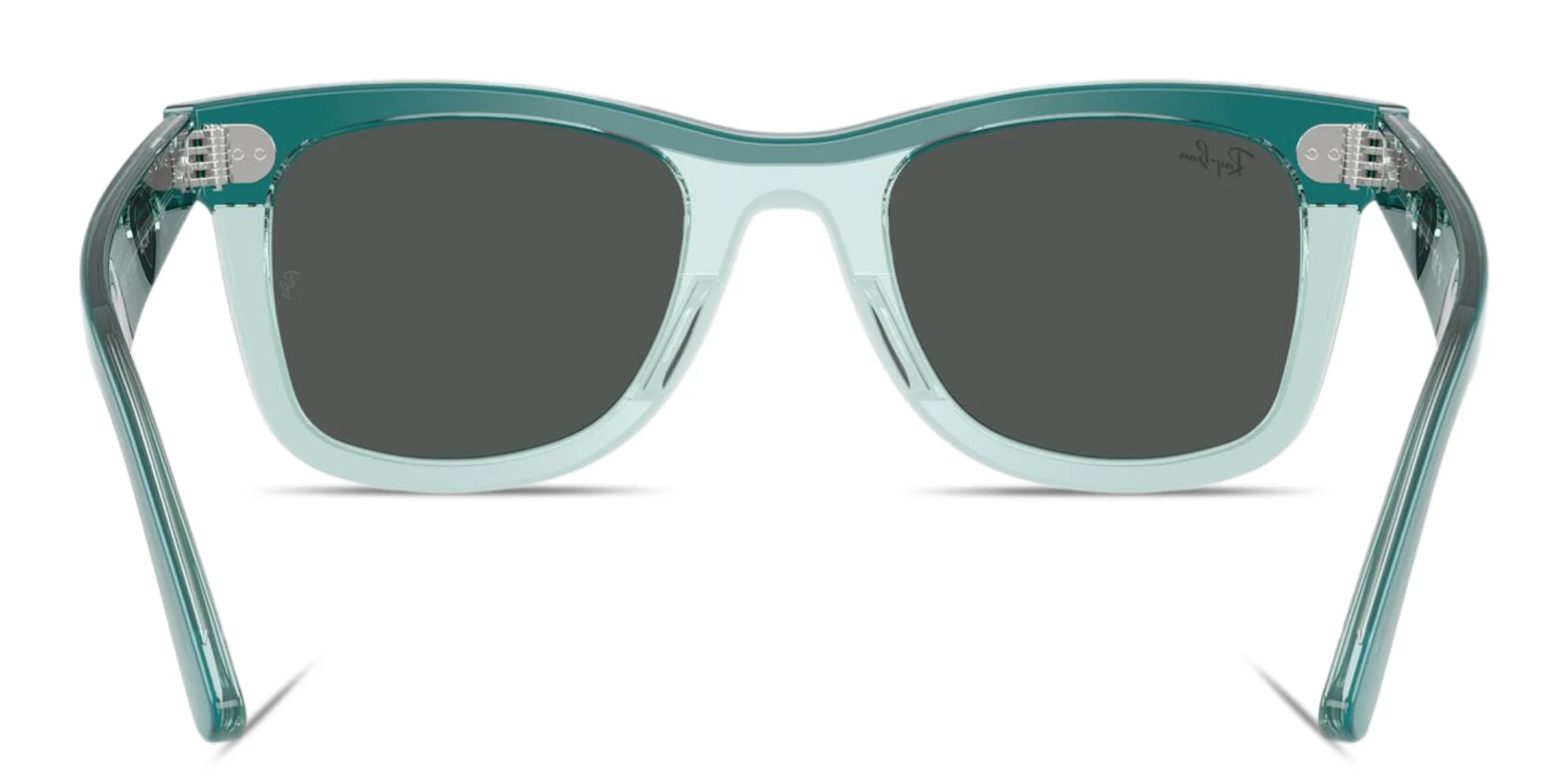 Shop Ray-Ban Junior Mini Street Neat Kids Square Sunglasses in Transparent Green online.