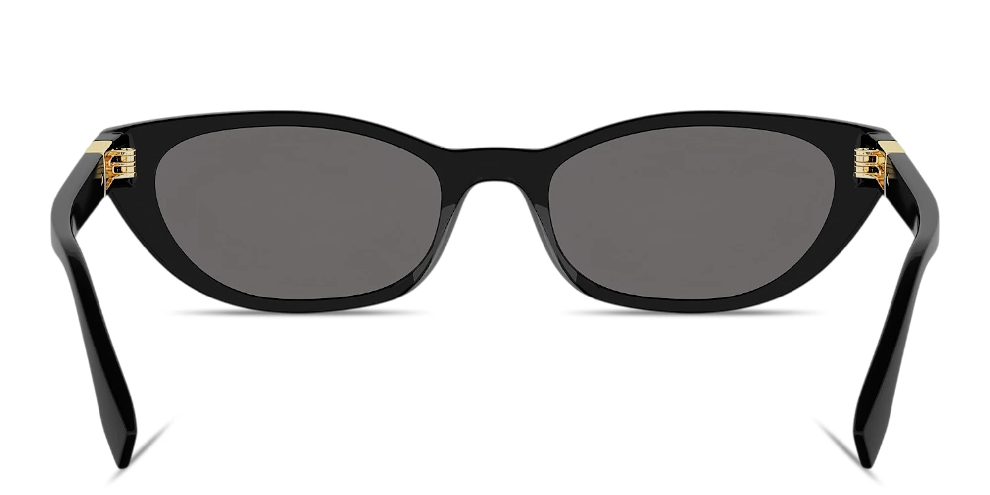 Shop FENDI Baguette Cat-Eye Sunglasses in Black online.