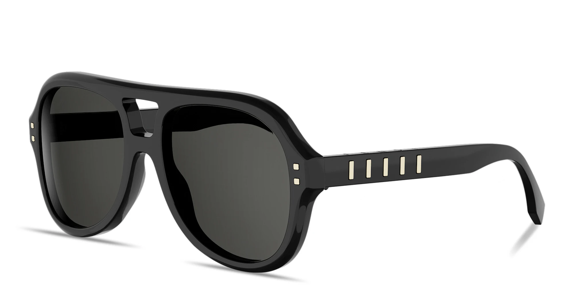 تسوق Five Sisters Aviator Sunglasses فيندي بلون Black أونلاين.