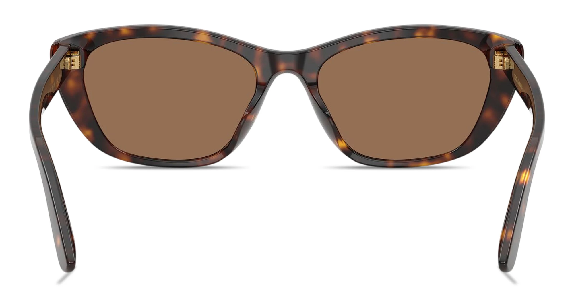 Shop Dolce & Gabbana Logo Lettering Cat-Eye Sunglasses in Havana online.