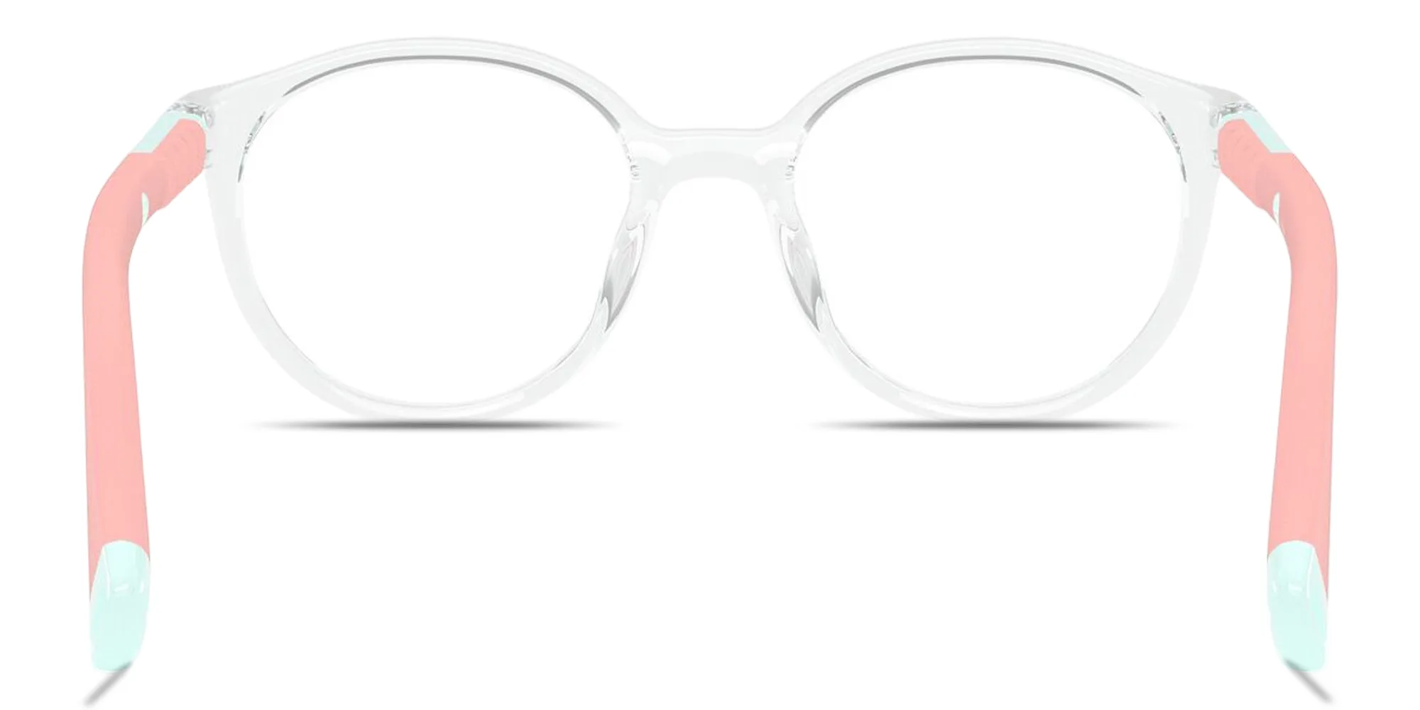 Shop Mira Flex Logo Kids Panthos Eyeglasses in Clear online.