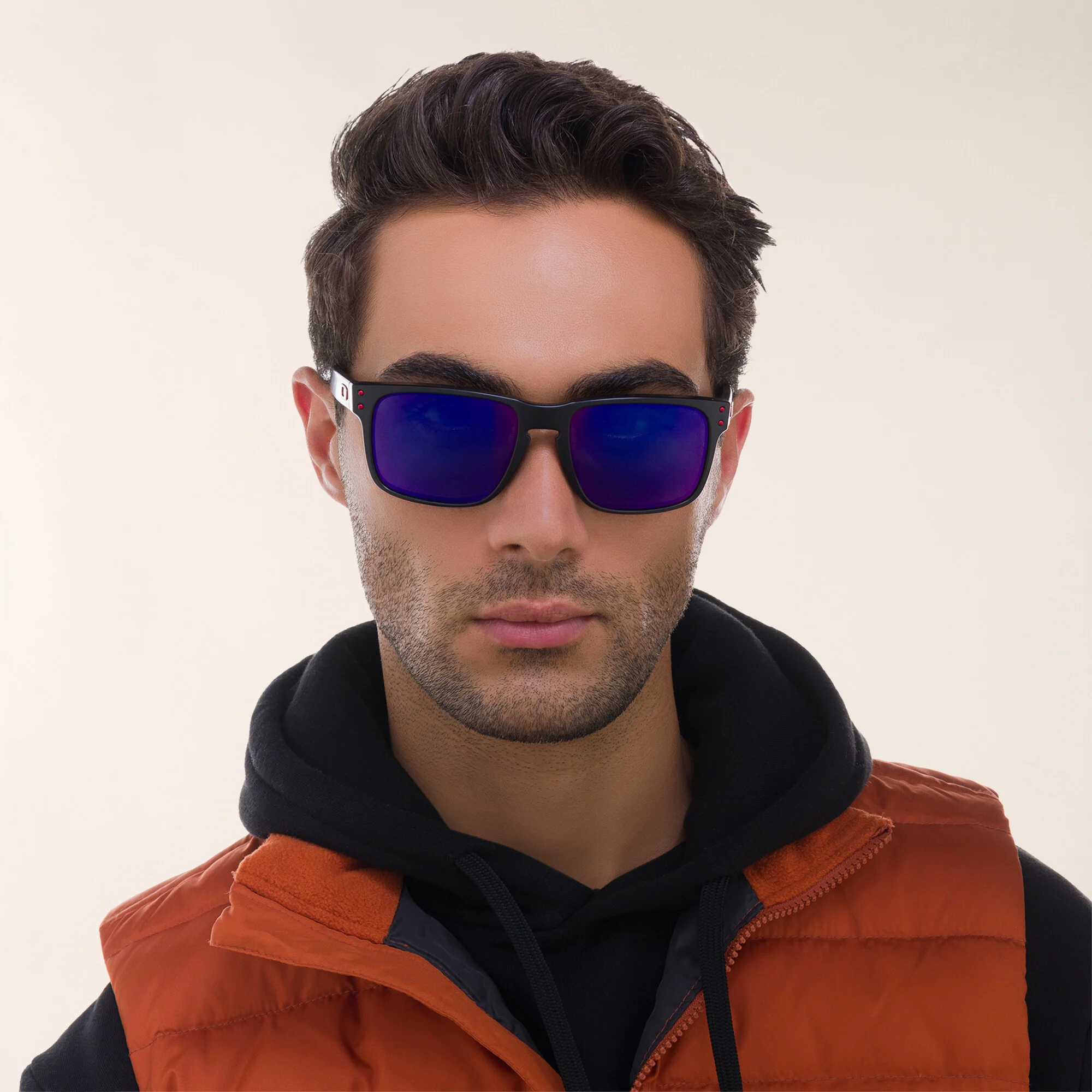 Shop Oakley HOLBROOK™ Square Sunglasses in Matte Black online.