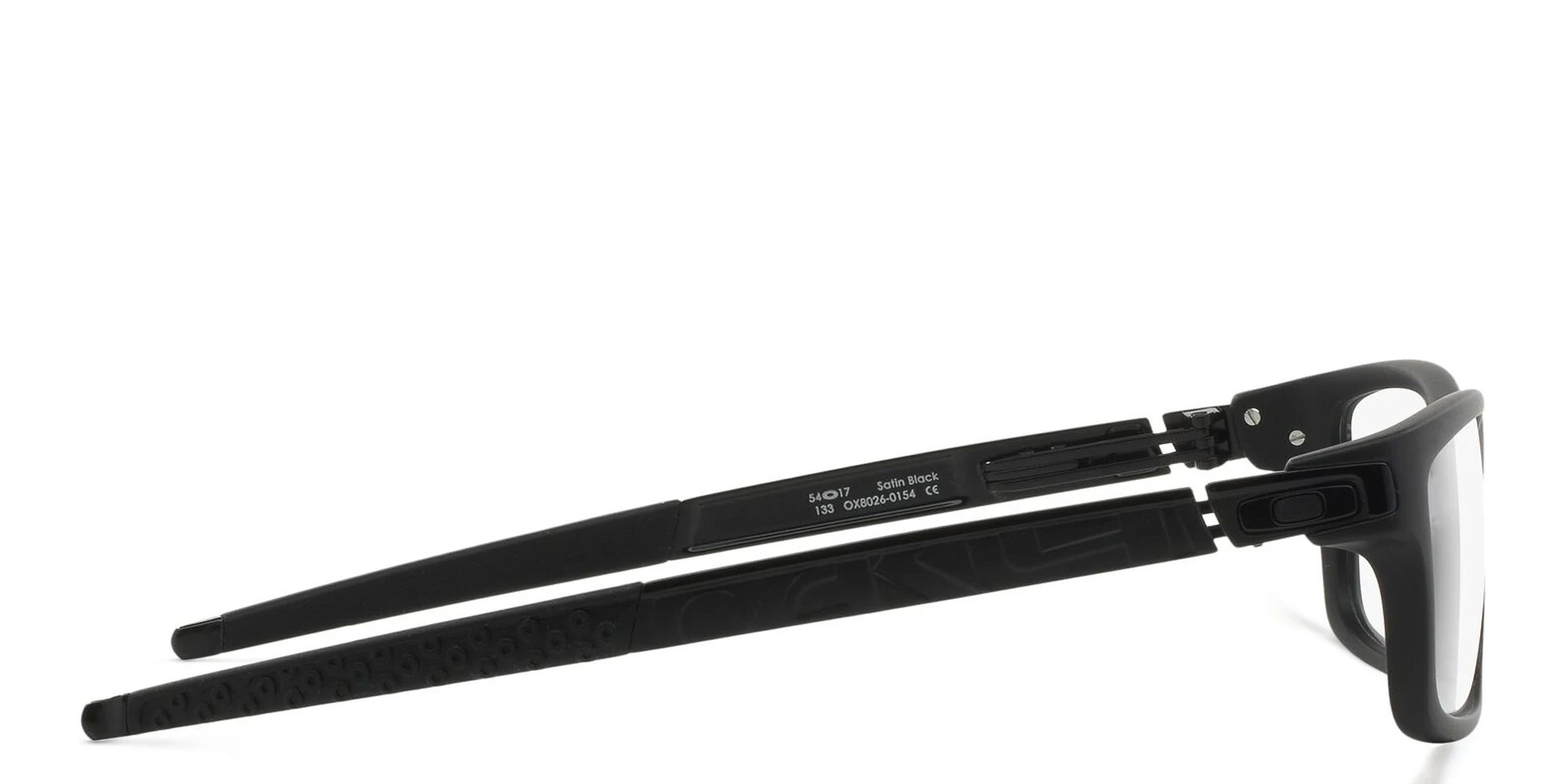 Shop Oakley Currency™ Rectangle Eyeglasses in Satin Black online.
