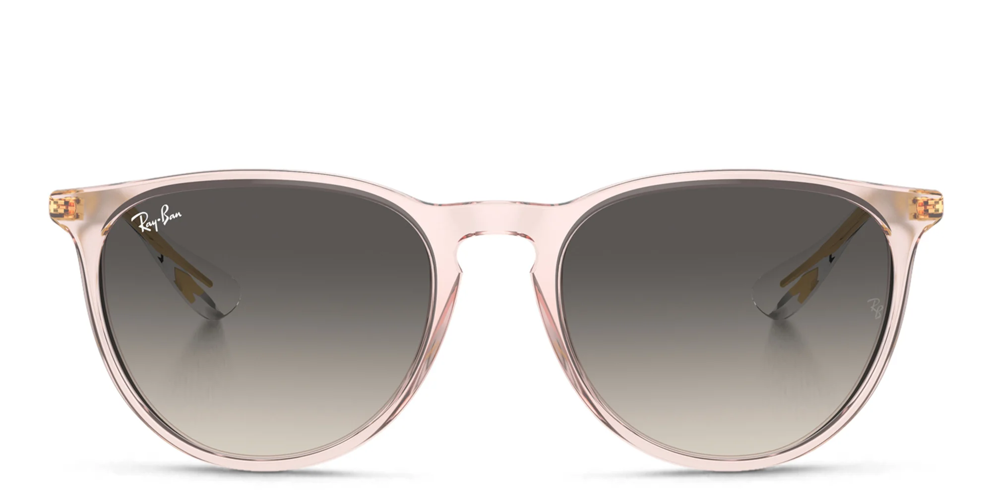 Shop Ray-Ban Erika Panthos Sunglasses in Transparent Pink online.
