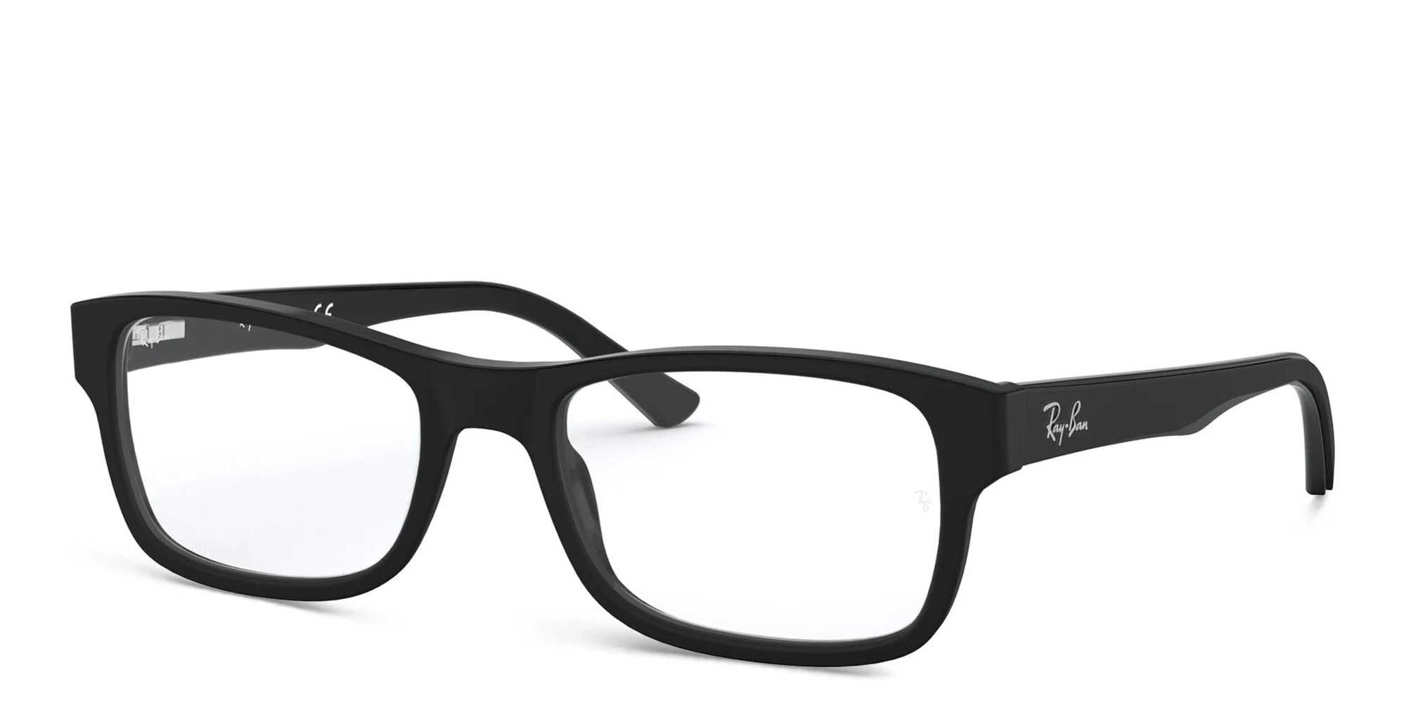 Shop Ray-Ban Optics Rectangle Eyeglasses in Black online.