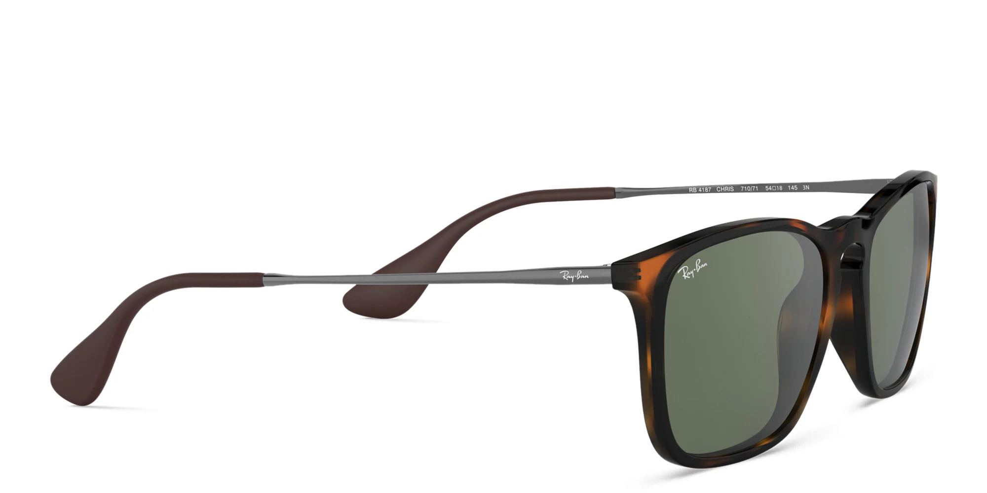 Shop Ray-Ban Chris Square Sunglasses in Light Havana online.