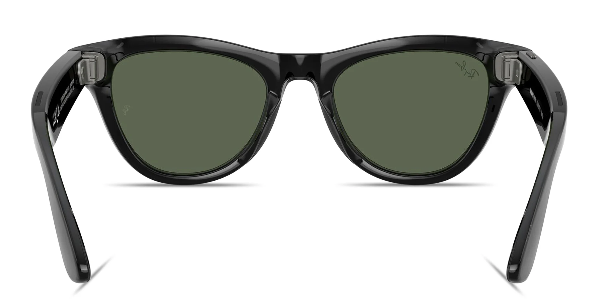 Shop Ray-Ban Meta Skyler Unisex Cat-Eye Sunglasses in Shiny Black online.