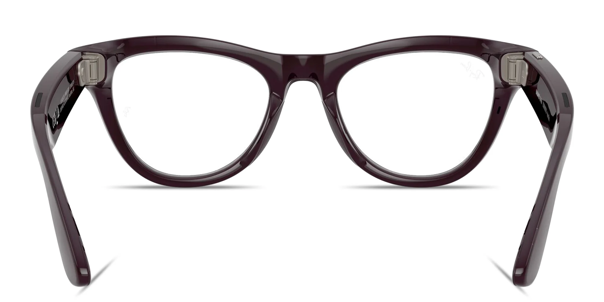 Shop Ray-Ban Meta Skyler Transitions® Unisex Cat-Eye Sunglasses in Shiny Mystic Violet online.
