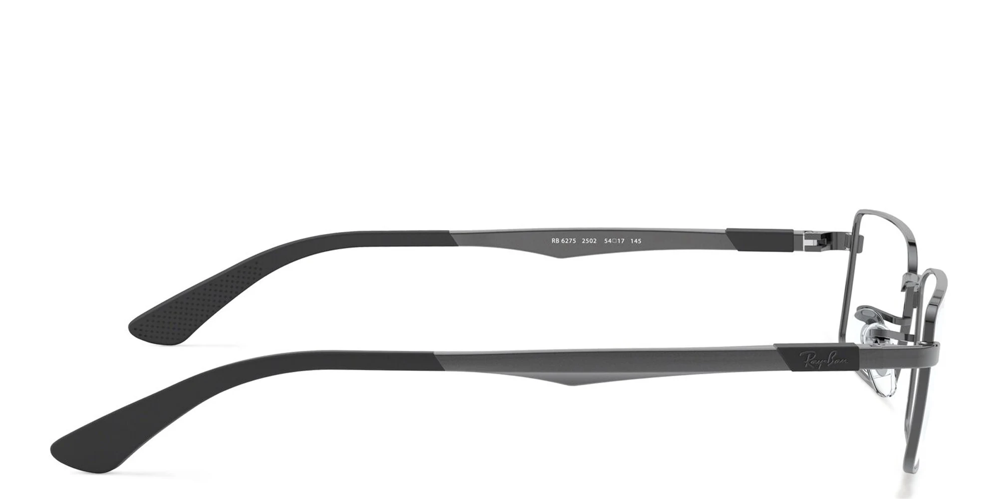 Shop Ray-Ban Rectangle Eyeglasses in Gunmetal online.
