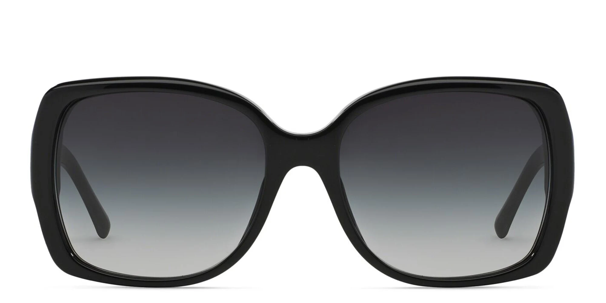 Shop BURBERRY Unisex Square Sunglasses in Black online.