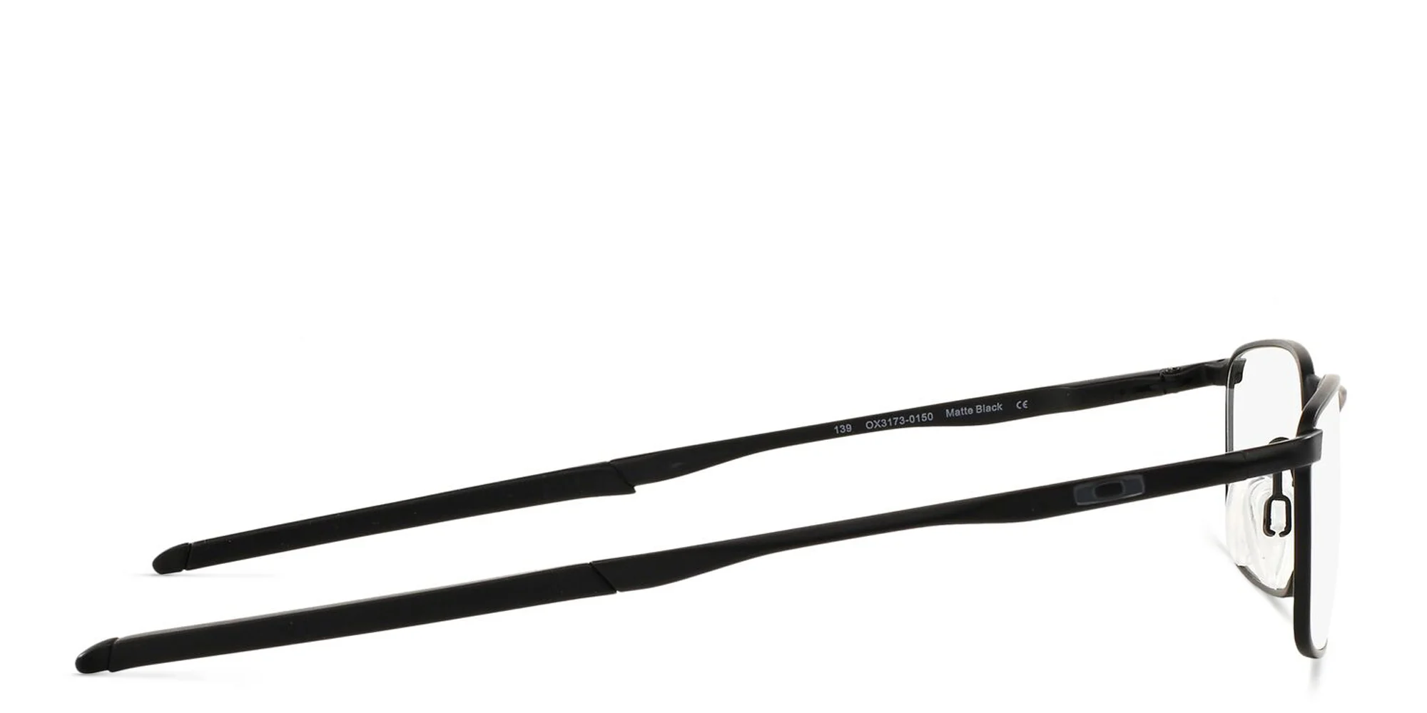 Shop Oakley Barrelhouse™ Rectangle Eyeglasses in Matte Black online.