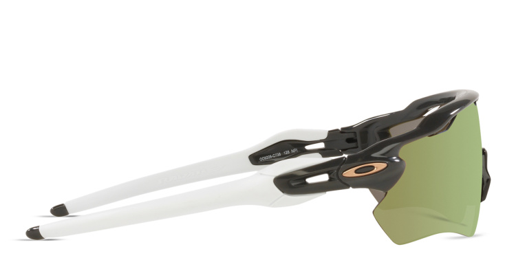 Shop Oakley Radar EV Path Half-Rim Mask Sunglasses in Black online.