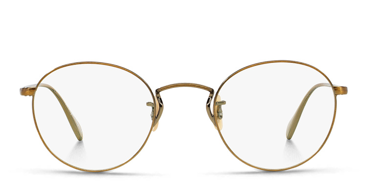 تسوق نظارات طبية بانتوس أوليفر بيبلز بلون ذهبي أونلاين.