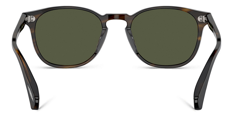 Shop OLIVER PEOPLES Unisex Round Sunglasses in Tortoise online.