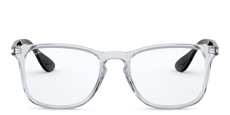 تسوق نظارة طبية بإطار مربع للجنسين راي بان بلون شفاف أونلاين.