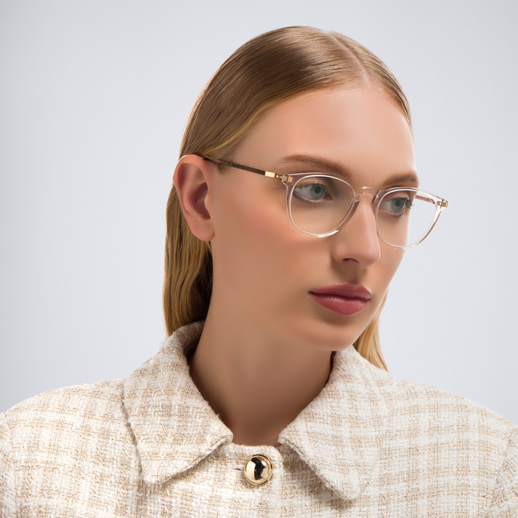 تسوق نظارات طبية نوكا بإطار دائري للجنسين ميكيتا بلون شفاف أونلاين.