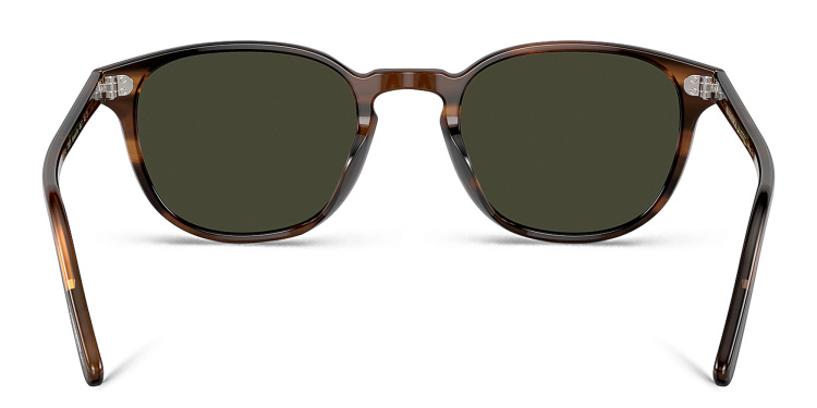 Shop OLIVER PEOPLES Round Sunglasses in Tortoise online.