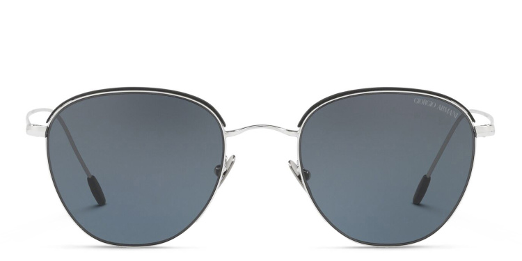 تسوق نظارة شمسية مربعة جورجو أرماني بلون فضي أونلاين.