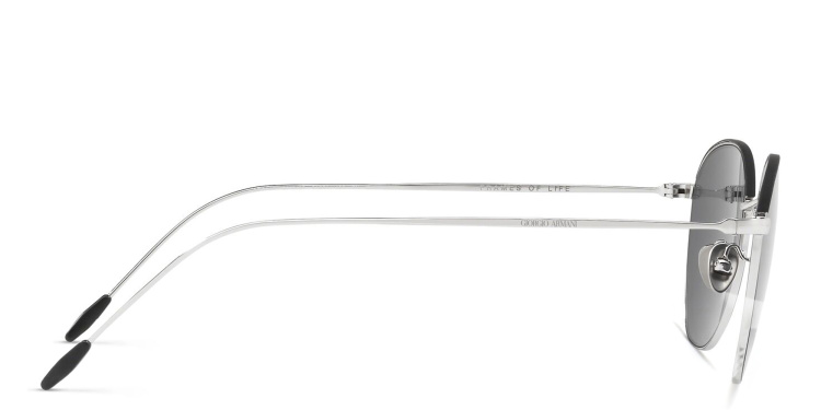 تسوق نظارة شمسية مربعة جورجو أرماني بلون فضي أونلاين.