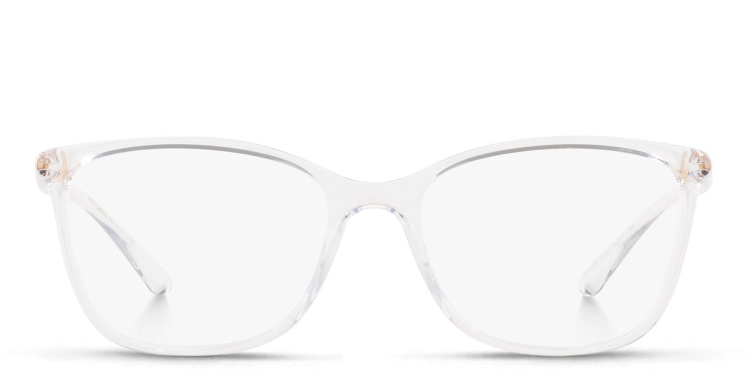 Shop Dolce & Gabbana Rectangle Eyeglasses in Clear online.