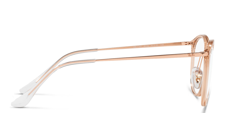 Shop Ray-Ban Panthos Eyeglasses in Brown online.