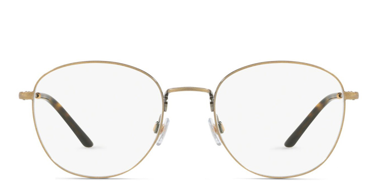 تسوق نظارة طبية دائرية جورجو أرماني بلون ذهبي أونلاين.