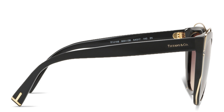 تسوق نظارات شمسية طراز كات آي بشعار العلامة تيفاني أند كو بلون أسود أونلاين.