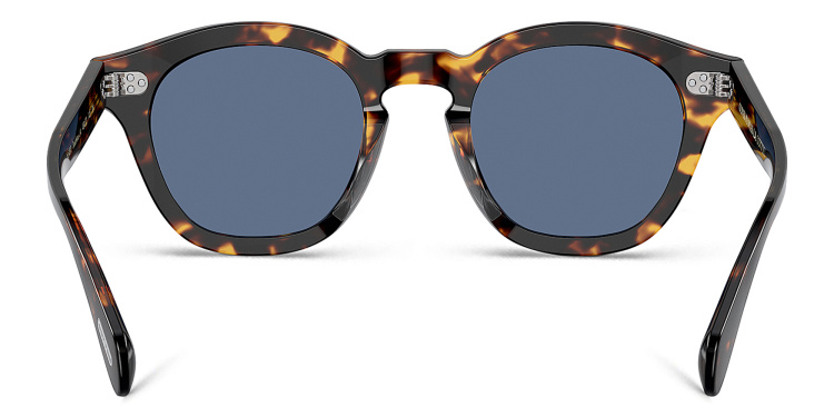 Shop OLIVER PEOPLES Unisex Round Sunglasses in Havana online.