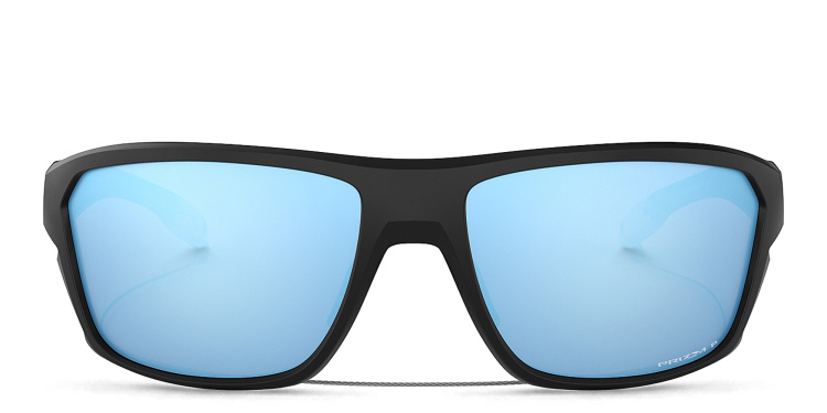 Shop Oakley Split Shot Rectangle Sunglasses in Black online.