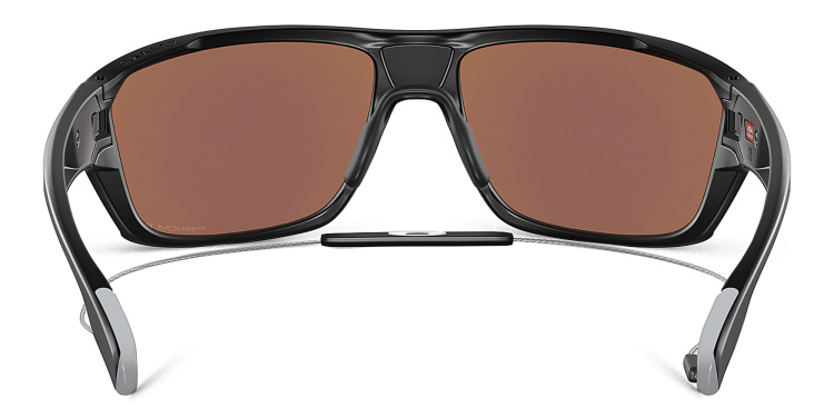 Shop Oakley Split Shot Rectangle Sunglasses in Black online.