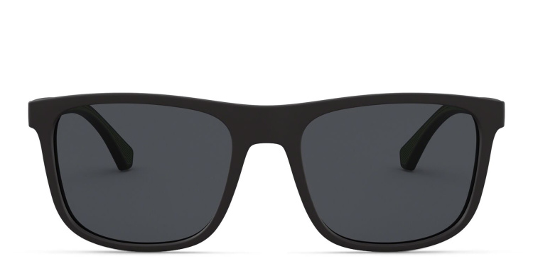 تسوق نظارة شمسية مربعة امبوريو أرماني بلون أسود أونلاين.