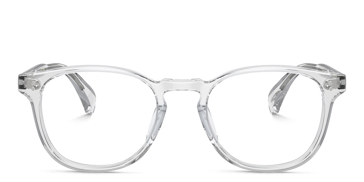 Shop OLIVER PEOPLES Finley Esq. Round Eyeglasses in Clear online.