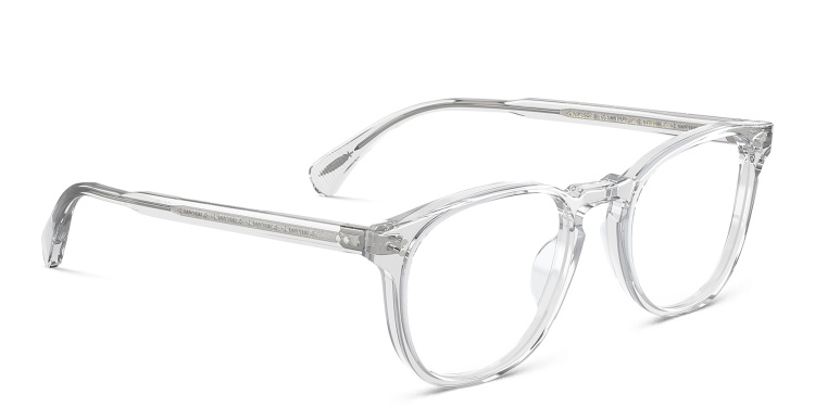 Shop OLIVER PEOPLES Finley Esq. Round Eyeglasses in Clear online.