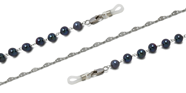 تسوق سلسلة نظارات باللؤلؤ يو أوبتيك بلون أسود أونلاين.