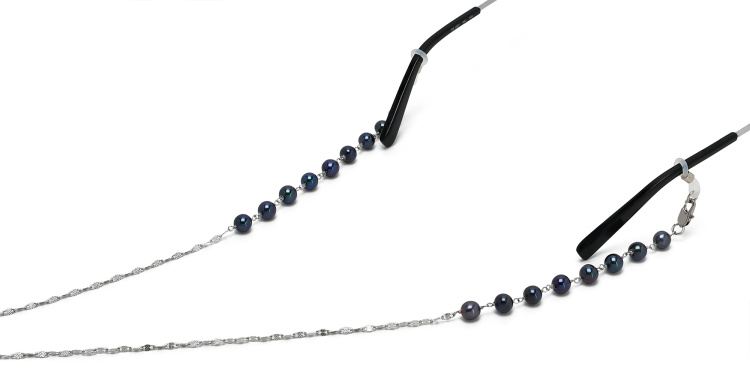 تسوق سلسلة نظارات باللؤلؤ يو أوبتيك بلون أسود أونلاين.