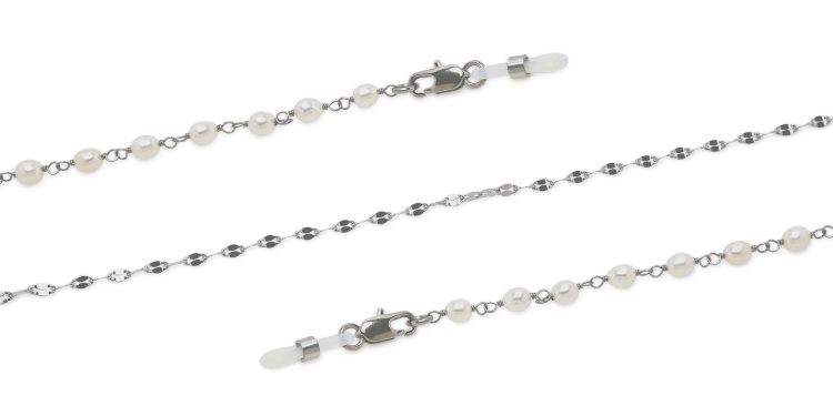 تسوق سلسلة نظارات باللؤلؤ يو أوبتيك بلون أبيض أونلاين.