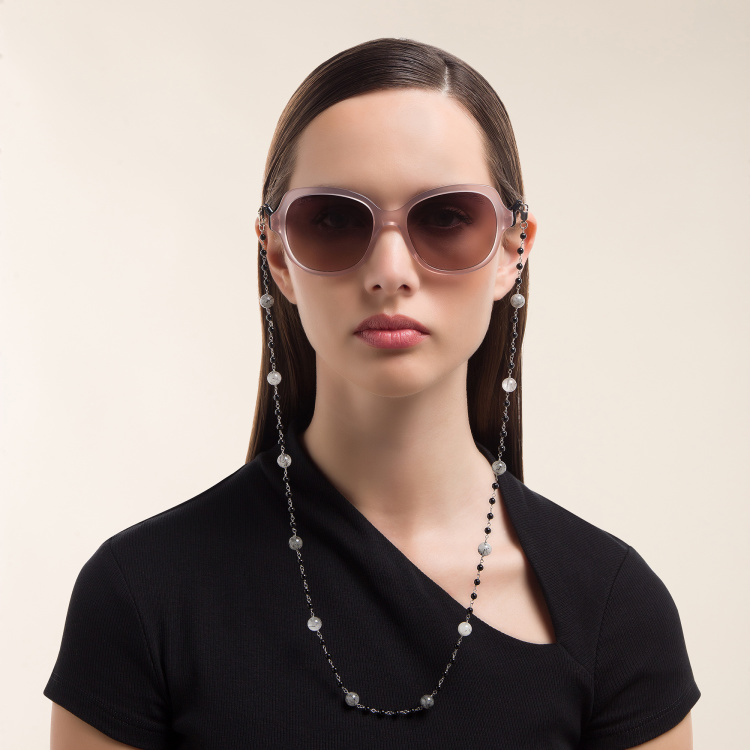 تسوق سلسلة نظارات من الستانلس ستيل وحجر الاونيكس يو أوبتيك بلون أسود أونلاين.