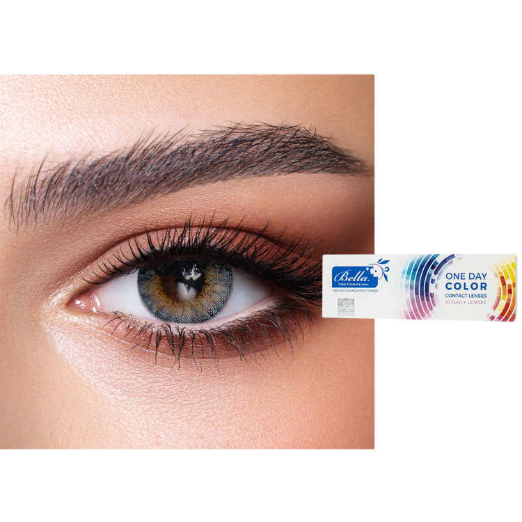 Shop Bella One-Day Color Contact Lenses - Ocean Blue in Blue online.
