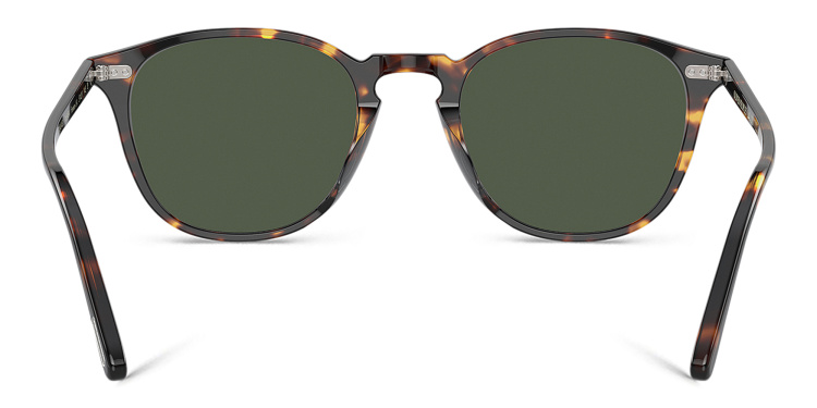 Shop OLIVER PEOPLES Unisex Square Sunglasses in Havana online.