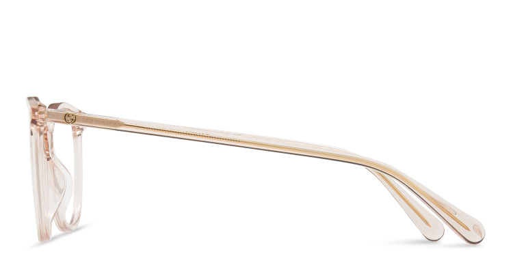 Shop GUCCI Cat-Eye Eyeglasses in Nude online.