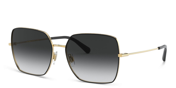 Shop Dolce & Gabbana Square Sunglasses in Black online.