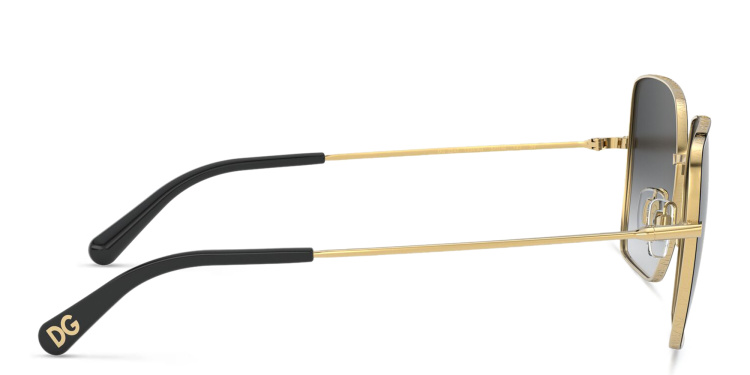 Shop Dolce & Gabbana Square Sunglasses in Black online.