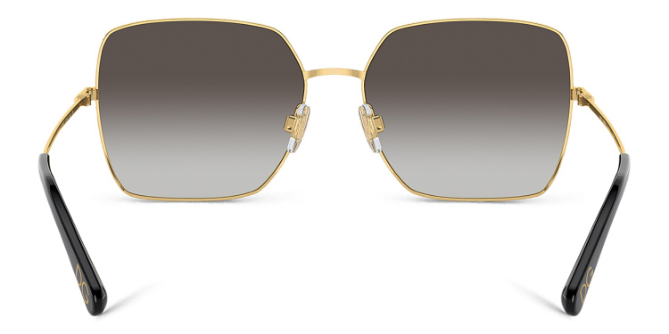 Shop Dolce & Gabbana Square Sunglasses in Black online.