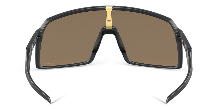 Shop Oakley Sutro Oversized Wide Mask Sunglasses in Black online.