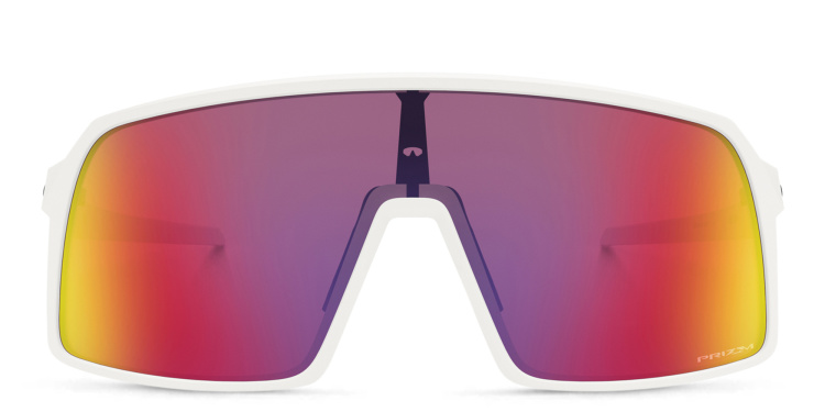 Shop Oakley Sutro Wide Mask Sunglasses in White online.