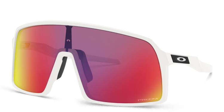 Shop Oakley Sutro Wide Mask Sunglasses in White online.
